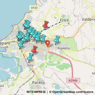 Mappa Via Ventinove, 91100 Trapani TP, Italia (2.168)