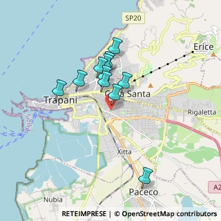 Mappa Via Empedocle D'Agrigento, 91100 Trapani TP, Italia (1.61545)