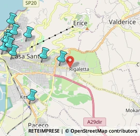 Mappa Via Dei Gigli, 91016 Casa Santa TP, Italia (3.53833)