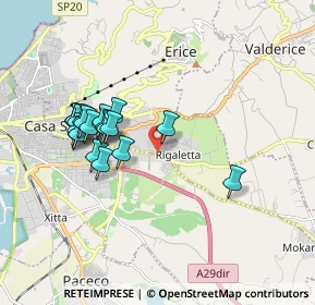 Mappa Via Dei Gigli, 91016 Casa Santa TP, Italia (1.885)