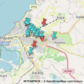Mappa Viale 11 Settembre, 91100 Trapani TP, Italia (1.638)