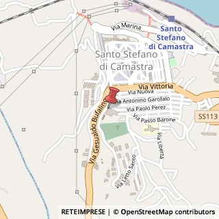 Mappa Via Convento, 98077 Santo Stefano di Camastra ME, Italia, 98077 Santo Stefano di Camastra, Messina (Sicilia)