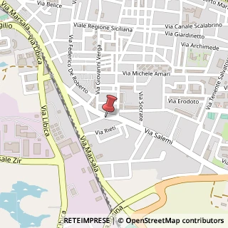 Mappa Via Bertino Salvatore, 26, 91100 Trapani, Trapani (Sicilia)