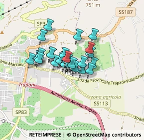 Mappa Via Edoardo Caracciolo, 91016 Rigaletta TP, Italia (0.62143)