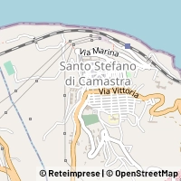 Kaart Santo Stefano di Camastra