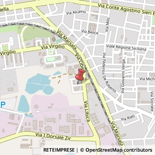 Mappa Via Stefano Giacalone, 1, 91100 Trapani, Trapani (Sicilia)