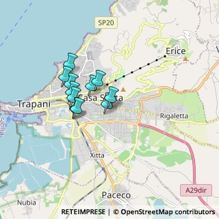 Mappa Via Alfonso Augello, 91100 Trapani TP, Italia (1.45545)