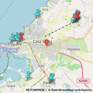 Mappa Via Alfonso Augello, 91100 Trapani TP, Italia (3.63929)