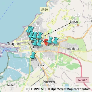 Mappa Via Alfonso Augello, 91100 Trapani TP, Italia (1.42083)