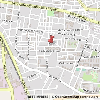 Mappa Via Antonello da Messina,  37, 91100 Trapani, Trapani (Sicilia)