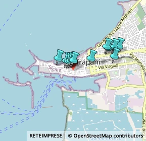 Mappa Via Sant'Elisabetta, 91100 Trapani TP, Italia (0.65417)