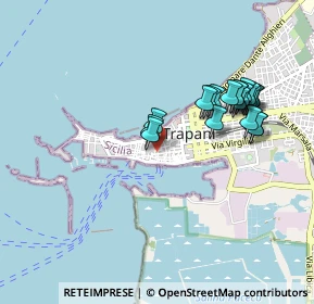 Mappa Via Sant'Elisabetta, 91100 Trapani TP, Italia (0.983)