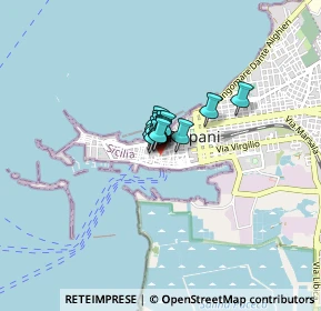 Mappa Via Sant'Elisabetta, 91100 Trapani TP, Italia (0.27308)