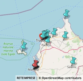 Mappa Via Sant'Elisabetta, 91100 Trapani TP, Italia (15.84529)