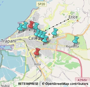 Mappa Via Pitagora, 91100 Trapani TP, Italia (1.48182)