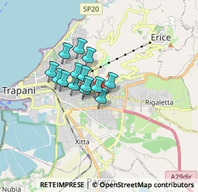 Mappa Via Pitagora, 91100 Trapani TP, Italia (1.23714)