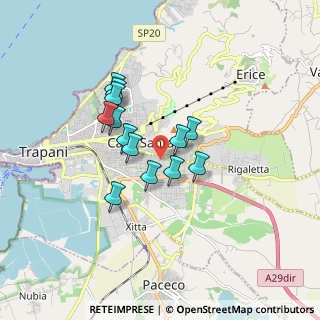 Mappa Via Pitagora, 91100 Trapani TP, Italia (1.45154)