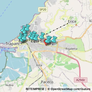 Mappa Via Pitagora, 91100 Trapani TP, Italia (1.73733)