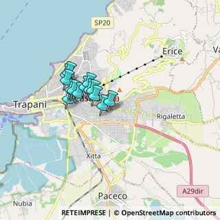 Mappa Via Pitagora, 91100 Trapani TP, Italia (1.42929)
