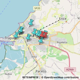 Mappa Via Pitagora, 91100 Trapani TP, Italia (1.34462)