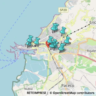 Mappa Via Capitano Sieli, 91100 Trapani TP, Italia (1.25769)