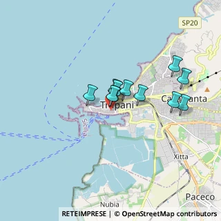 Mappa Via Carrara, 91100 Trapani TP, Italia (1.43364)