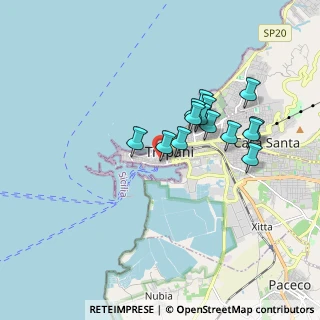 Mappa Via Carrara, 91100 Trapani TP, Italia (1.62214)