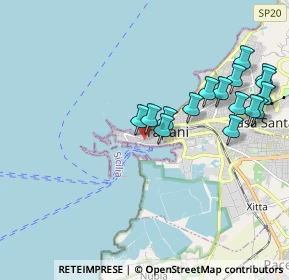 Mappa Piazza Generale CarloAlberto dalla, 91100 Trapani TP, Italia (2.25625)