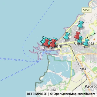 Mappa Via Antonino, 91100 Trapani TP, Italia (1.45917)
