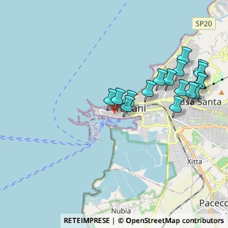 Mappa Via Antonino, 91100 Trapani TP, Italia (2.25625)