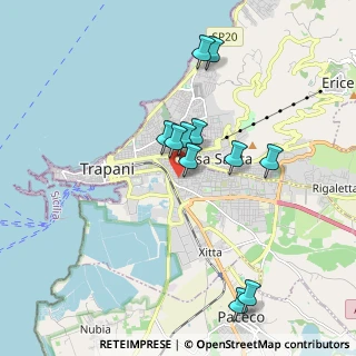 Mappa Via Gabriele D'Annunzio, 91100 Trapani TP, Italia (1.87909)