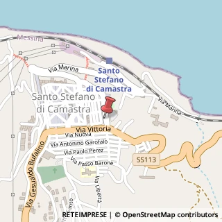 Mappa Via Umberto I, 53, 98077 Santo Stefano di Camastra, Messina (Sicilia)
