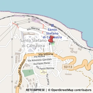Mappa Via Umberto I°, 27/29, 98077 Santo Stefano di Camastra, Messina (Sicilia)