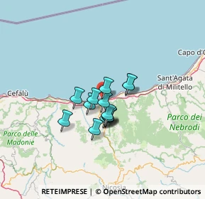 Mappa Via Suborgo, 98077 Santo Stefano di Camastra ME, Italia (8.92929)