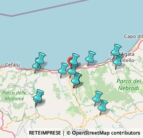 Mappa Via Umberto I, 98077 Santo Stefano di Camastra ME, Italia (15.31786)