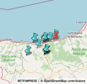 Mappa Via Collegio, 98077 Santo Stefano di Camastra ME, Italia (8.19)