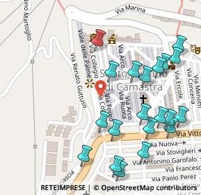 Mappa Via Collegio, 98077 Santo Stefano di Camastra ME, Italia (0.1665)