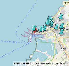 Mappa Piazza Purgatorio, 91100 Trapani TP, Italia (2.095)