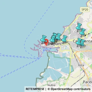 Mappa Via Prigioni, 91100 Trapani TP, Italia (1.85182)