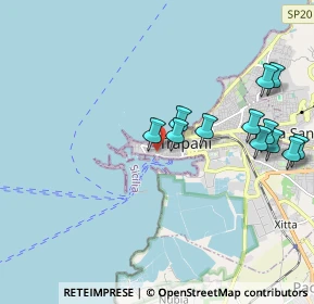 Mappa Via Generale Fardella Enrico, 91100 Trapani TP, Italia (2.305)