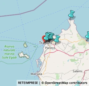 Mappa Via Generale Fardella Enrico, 91100 Trapani TP, Italia (20.10917)