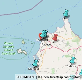 Mappa Via Generale Fardella Enrico, 91100 Trapani TP, Italia (25.59)