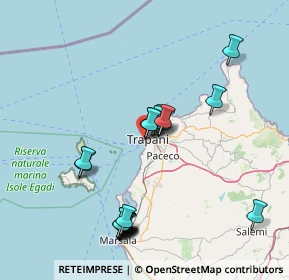 Mappa Via Generale Fardella Enrico, 91100 Trapani TP, Italia (17.4525)