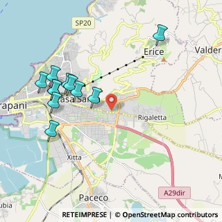 Mappa Via Guglielmo Marconi, 91016 Trapani TP, Italia (2.45727)