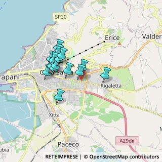 Mappa Via Guglielmo Marconi, 91016 Trapani TP, Italia (1.62059)