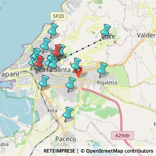 Mappa Via Guglielmo Marconi, 91016 Trapani TP, Italia (2.202)