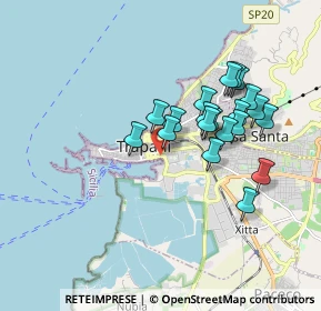 Mappa Via Ilio, 91100 Trapani TP, Italia (1.7355)