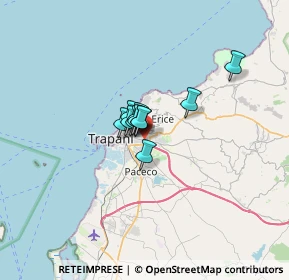 Mappa Via Guglielmo Marconi, 91100 Trapani TP, Italia (3.32727)