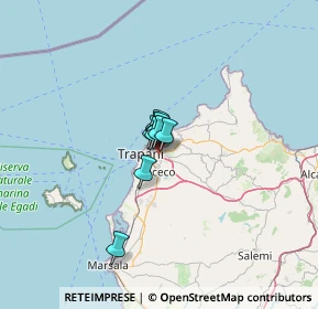 Mappa Via Guglielmo Marconi, 91100 Trapani TP, Italia (16.35818)