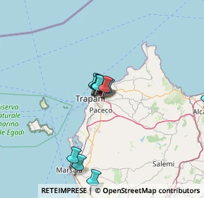 Mappa Via Guglielmo Marconi, 91100 Trapani TP, Italia (12.43636)